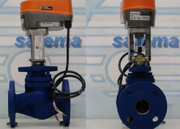 Valvola a globo 2 vie, per attuatore elettrico modulante/On-Off - 150°C